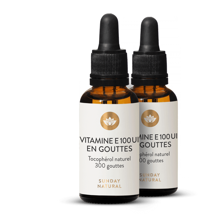 Vitamine E 100 UI En Gouttes 2 x 30 ml