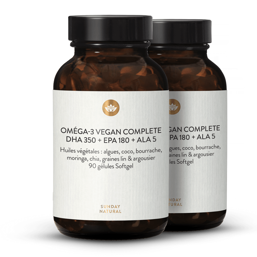 Oméga-3 vegan complete 2 x 90 gélules