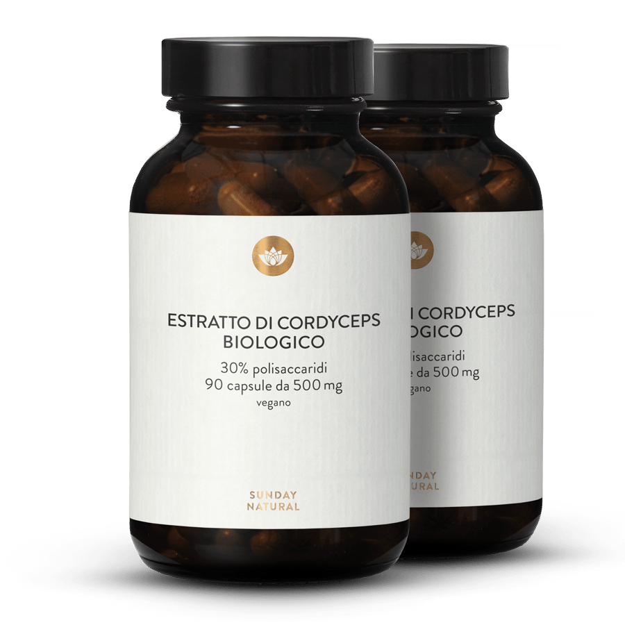 Estratto di Cordyceps bio in capsule 2 x 90 capsule