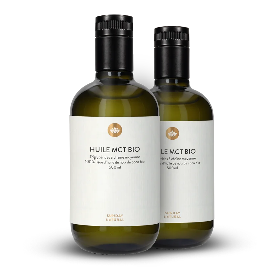 Huile MCT Bio C8 + C10 2x500 ml