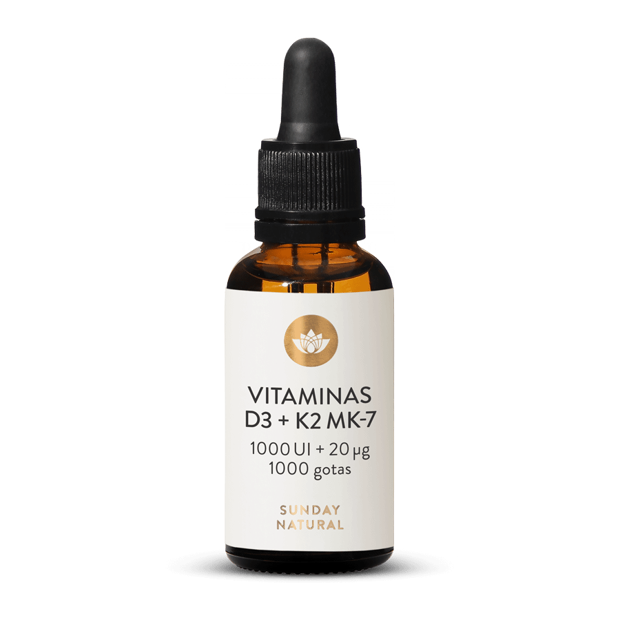 VITAMINA D3 + K2 MK7  1000 UI + 20 µg Todo-Trans 1000 Gotas 25 ml