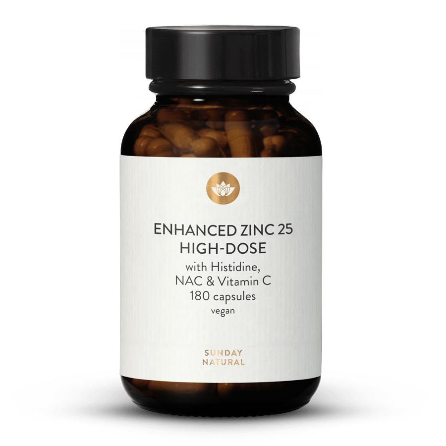 Zink Enhanced Histidin, NAC + C 180 kapslar