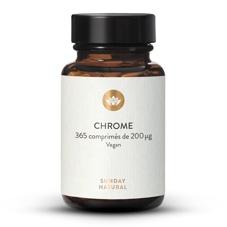 Picolinate de chrome en comprimés 365 comprimés