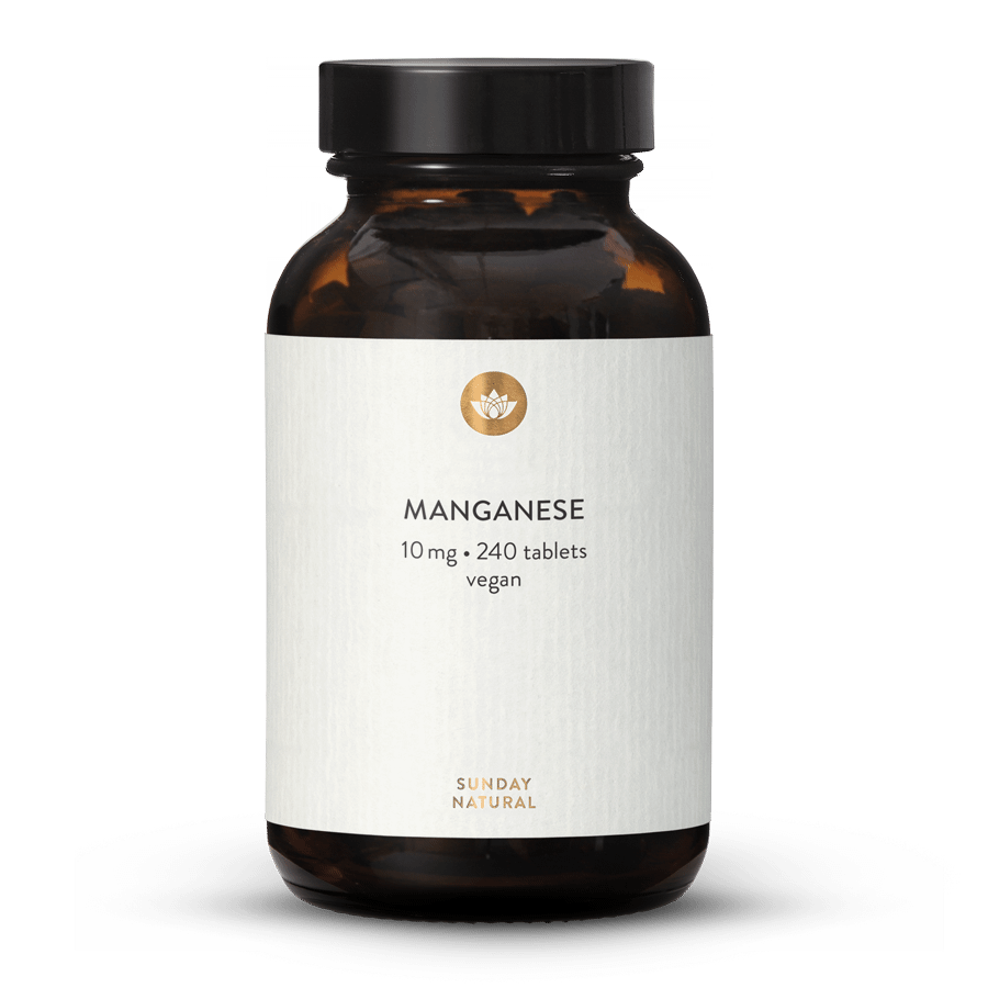 Gluconato de manganeso 10 mg en comprimidos 240 cápsulas