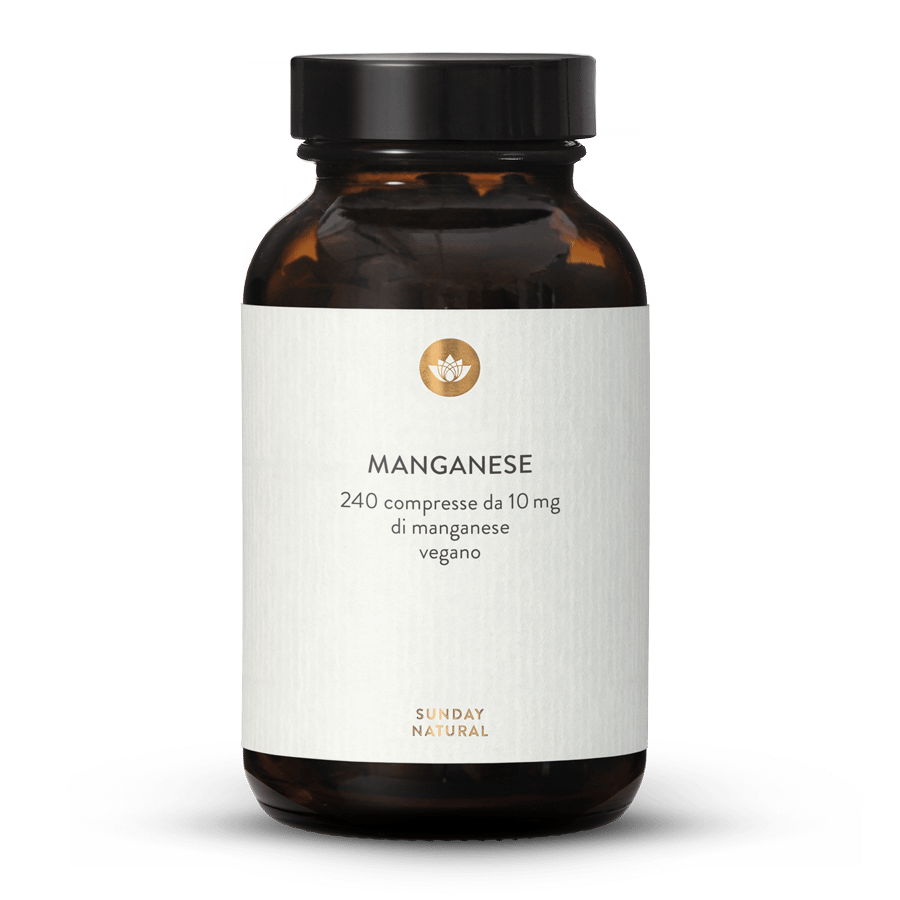 Manganese gluconato in compresse 10 mg 240 capsule
