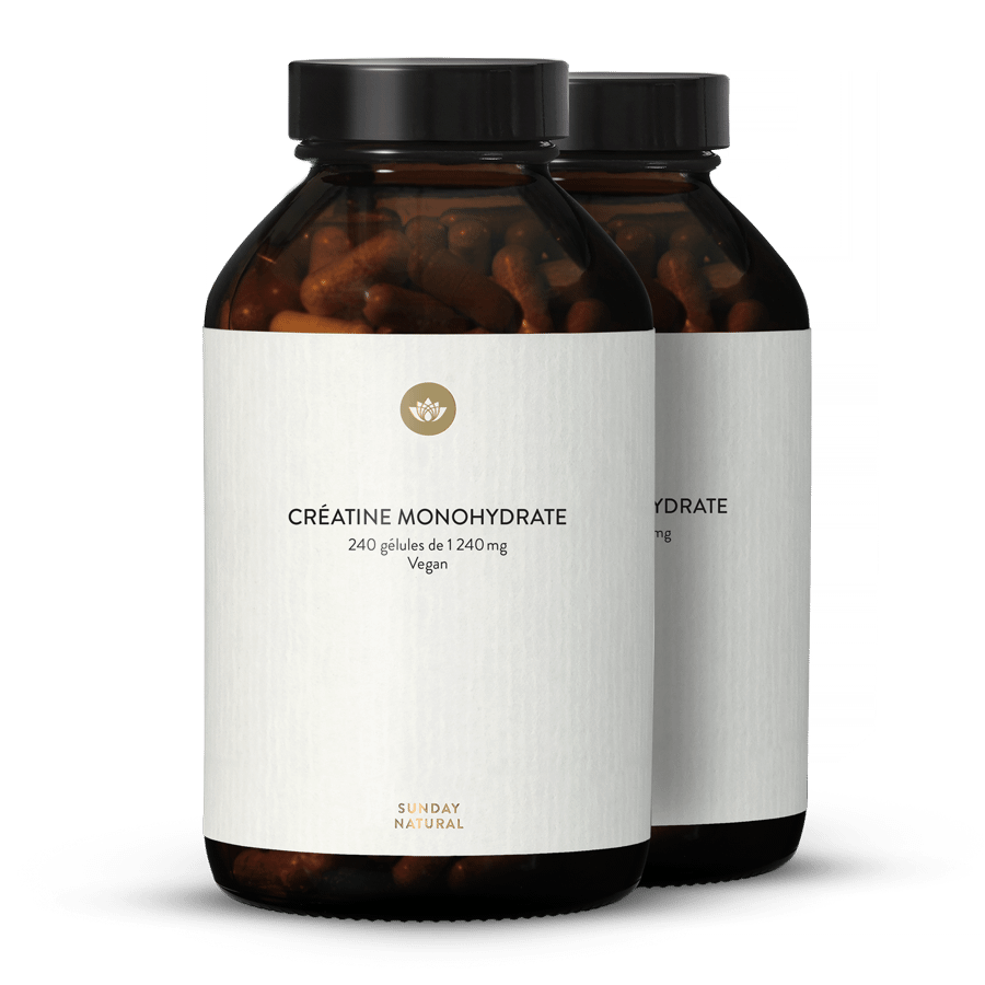 Créatine monohydrate en gélules 2 x 240 gélules