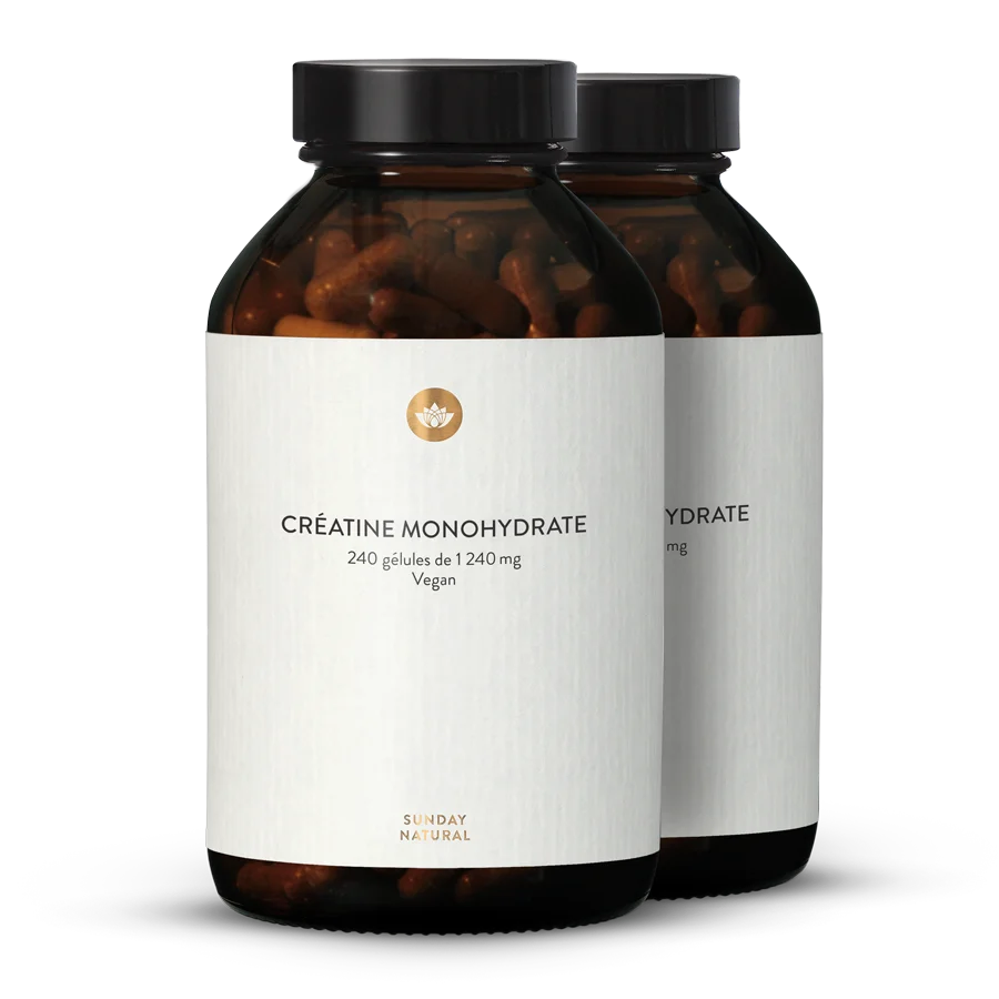 Créatine monohydrate en gélules 2 x 240 gélules