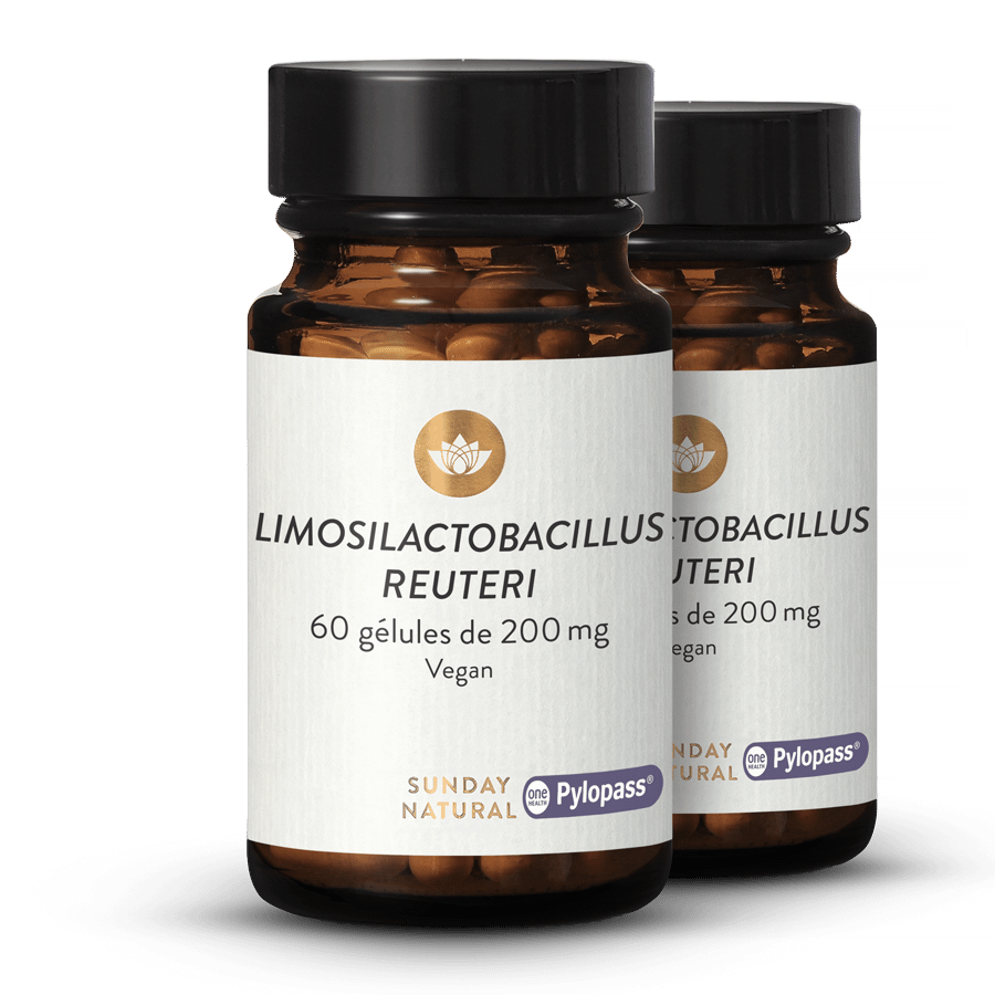 Limosilactobacillus reuteri Pylopass® 2 x 60 gélules