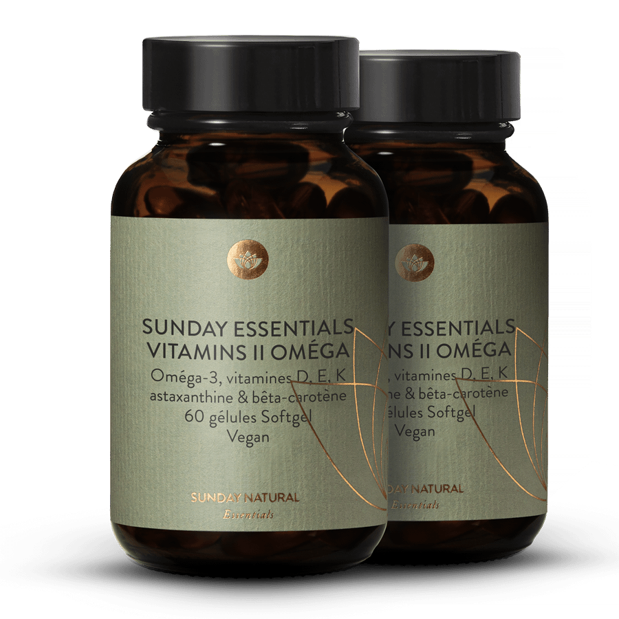 Sunday Essentials - Vitamines II Oméga-3 2 x 60 Softgels