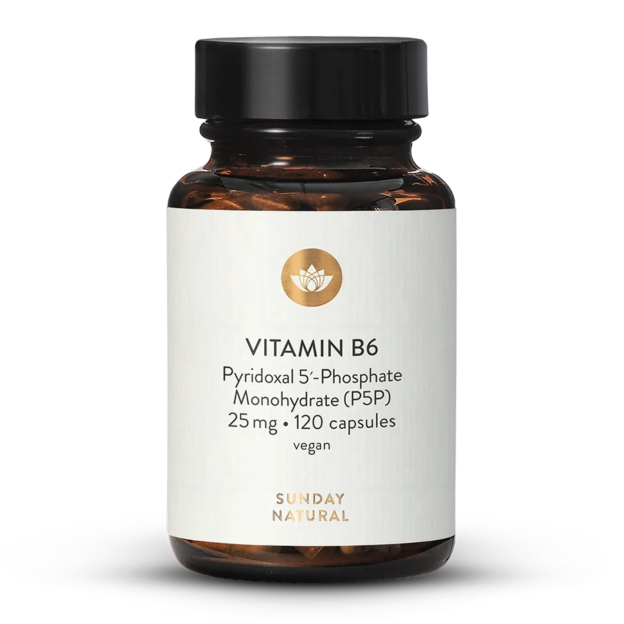 Bioactive Vitamin B6 PLP 25mg 120 capsules