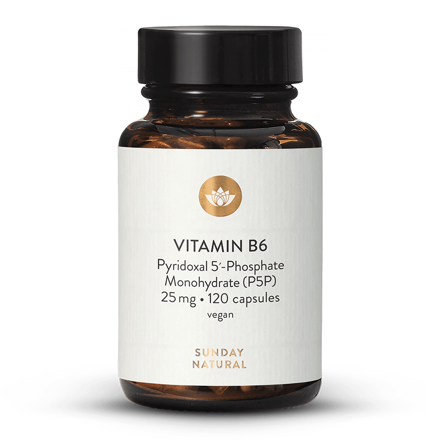 Vitamina B6 P-5-P bioactiva 25 mg 120 cápsulas