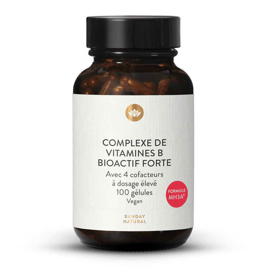 Complexe de vitamines B bioactif Forte 100 gélules