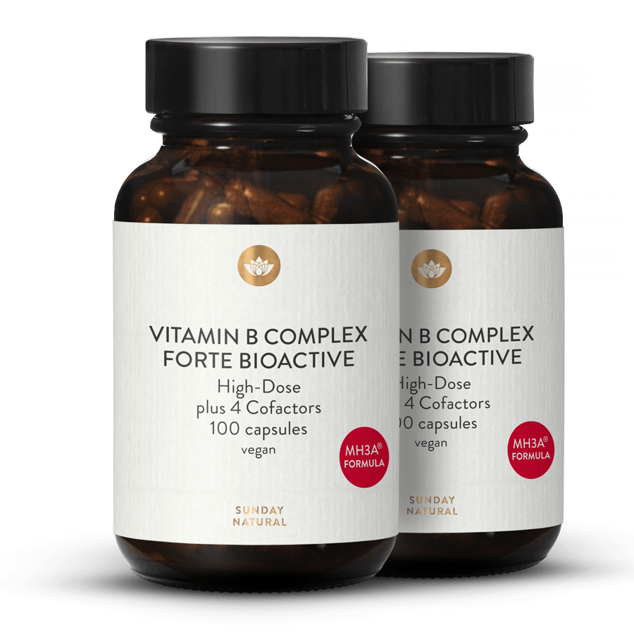 Complejo de vitamina B bioactivo Forte 2x100 cápsulas