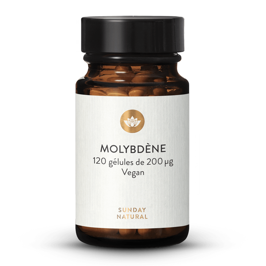 Molybdène 200 µg (molybdate de sodium) 120 gélules