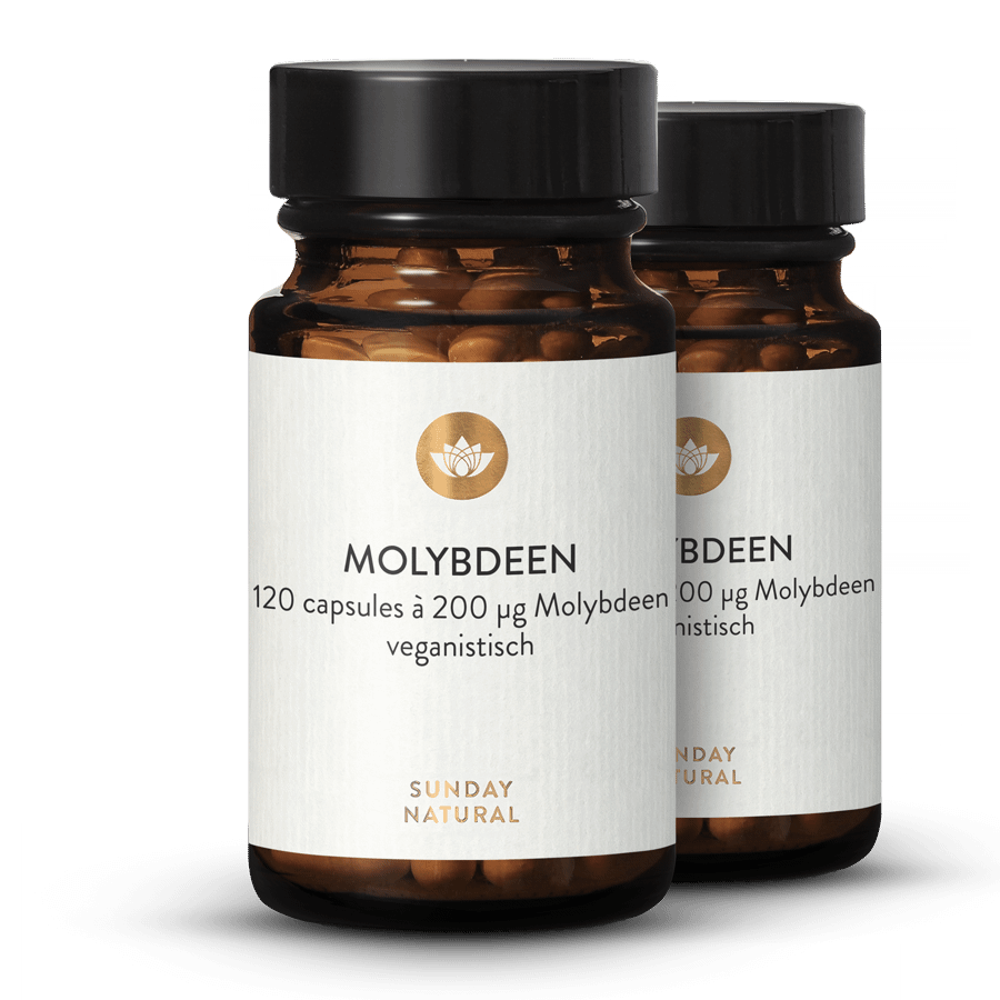 Molybdeen 200µg Natriummolybdaat 2x120 capsules