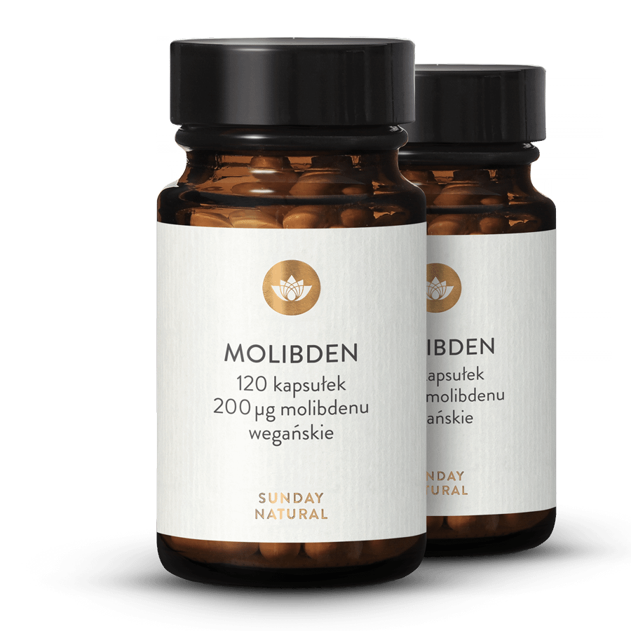 Molibden 200µg molibdenian sodu 2x120 kapsułek