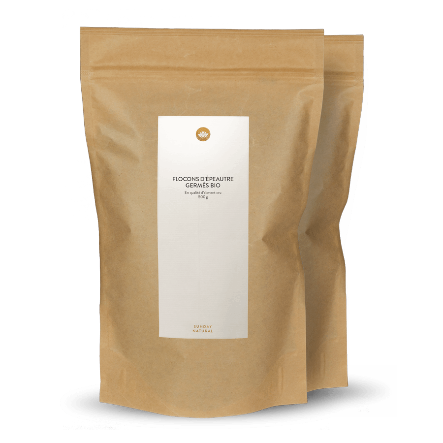 Flocons D'épeautre Germés Bio 2 x 500 g
