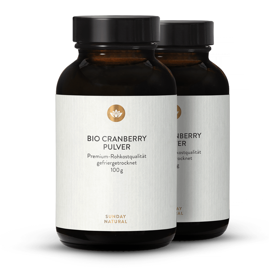 Poudre de canneberge sauvage bio 2 x 100g