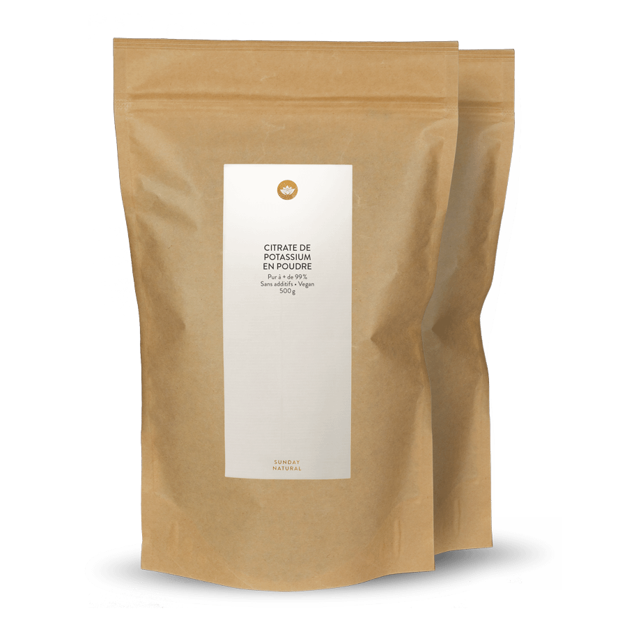 Poudre de citrate de potassium 2 x 500 g
