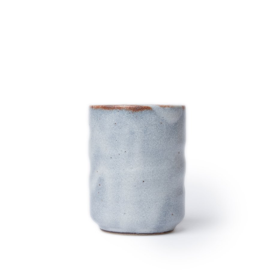 Japanese Clay Teacup Shino Naga 1 pc.