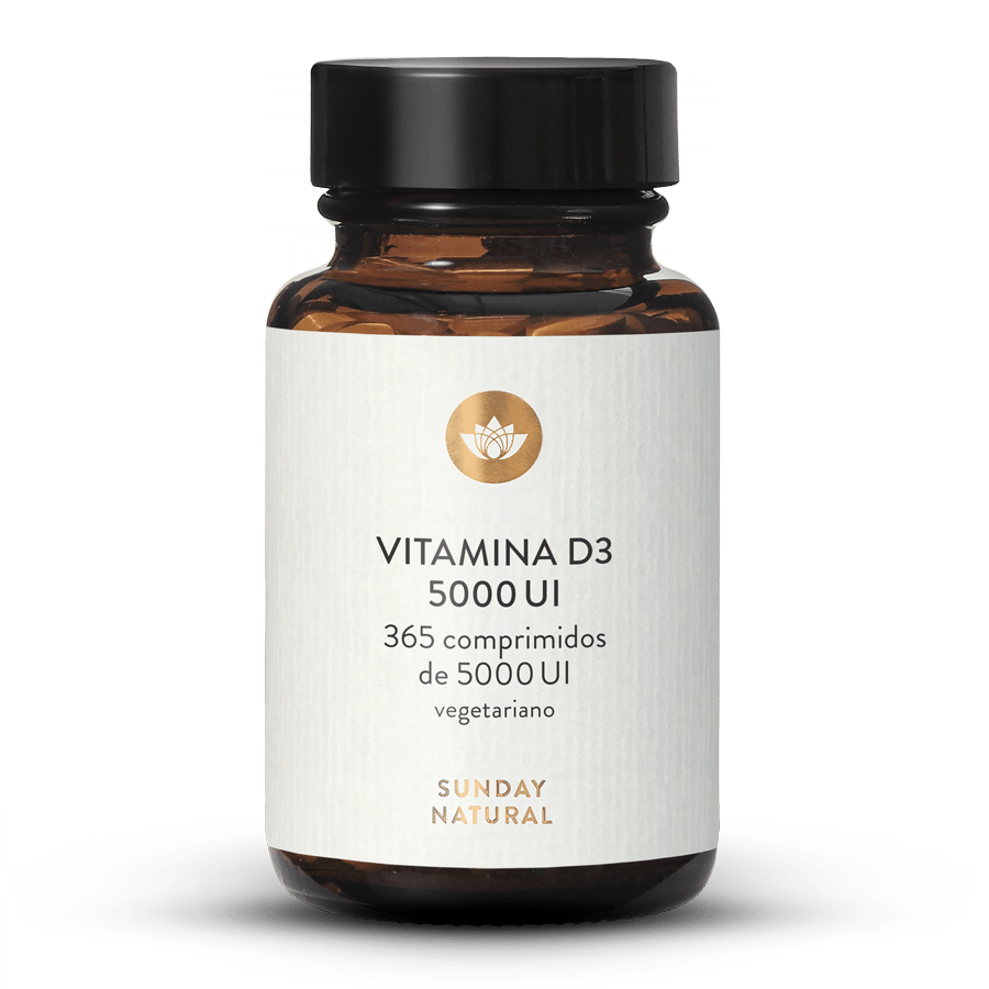 Vitamina D3 5000 UI Alta Dosis 365 Comprimidos 365 comprimidos