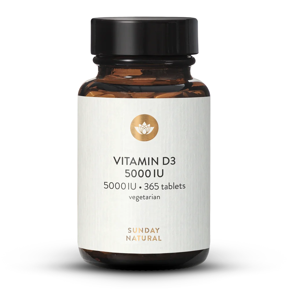 Vitamin D3 5000 IU High-Dose 365 Tablets 365 tablets