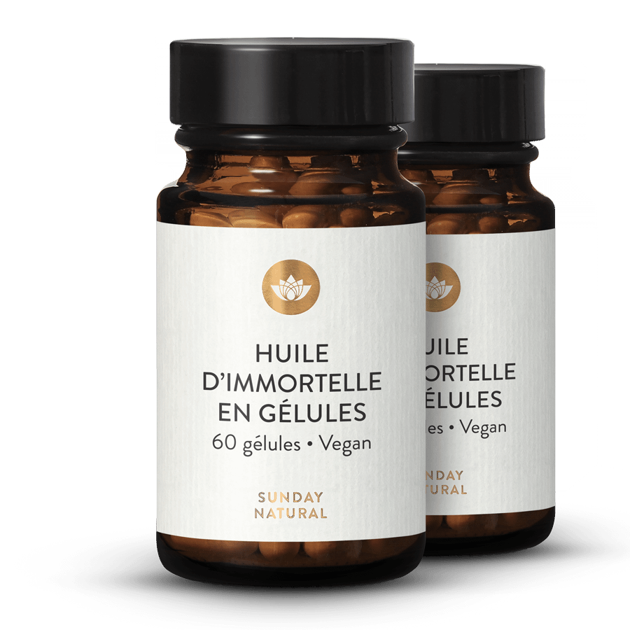 Huile essentielle d'immortelle en gélules 2 x 60 gélules