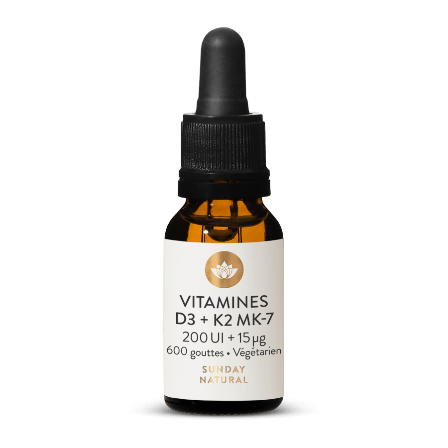 Vitamines D3 + K2 MK7 (200 UI + 15 mg) - Bébés & Enfants 18.5 ml