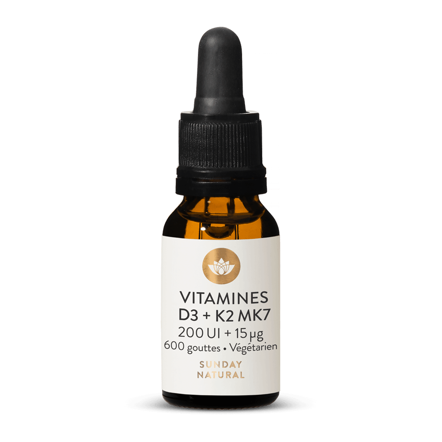 Vitamines D3 + K2 MK7 (200 UI + 15 mg) - Bébés & Enfants 18.5 ml
