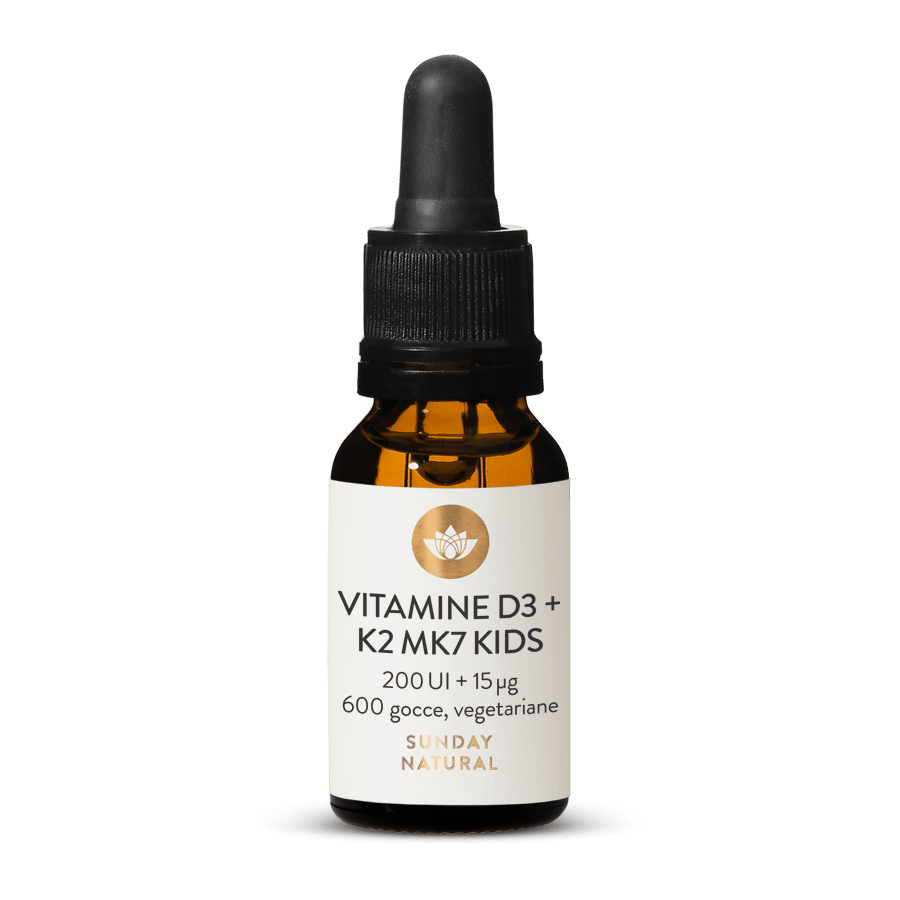 Vitamina D3 + K2 MK7 200 UI + 15 mcg gocce 18.5 ml