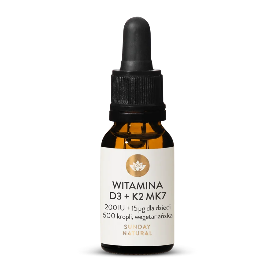 Witamina D3 + K2 MK7 200 j.m. + 15 µg krople 18.5 ml