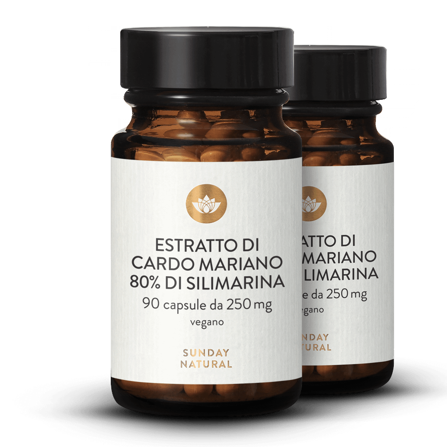 Estratto di cardo mariano 250 mg 2 x 90 capsule