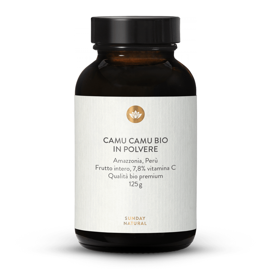 Camu camu bio in polvere selvatico 7,8 % di vitamina C 125 g