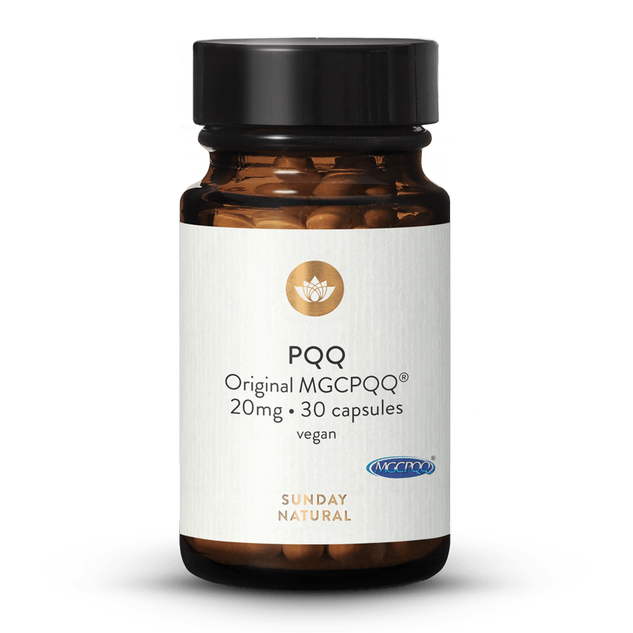 PQQ 20 mg Pyrrolochinolinchinol 30 kapsler