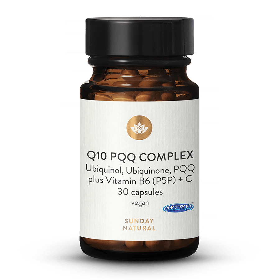 Complejo Q10, PQQ Con B6 (P5P) + Vitamina C 30 cápsulas