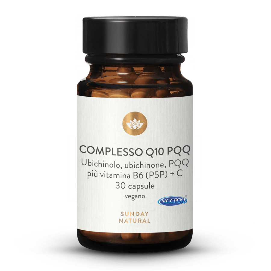 Complesso Q10 PQQ + B6 (P5P) + Vitamina C 30 capsule