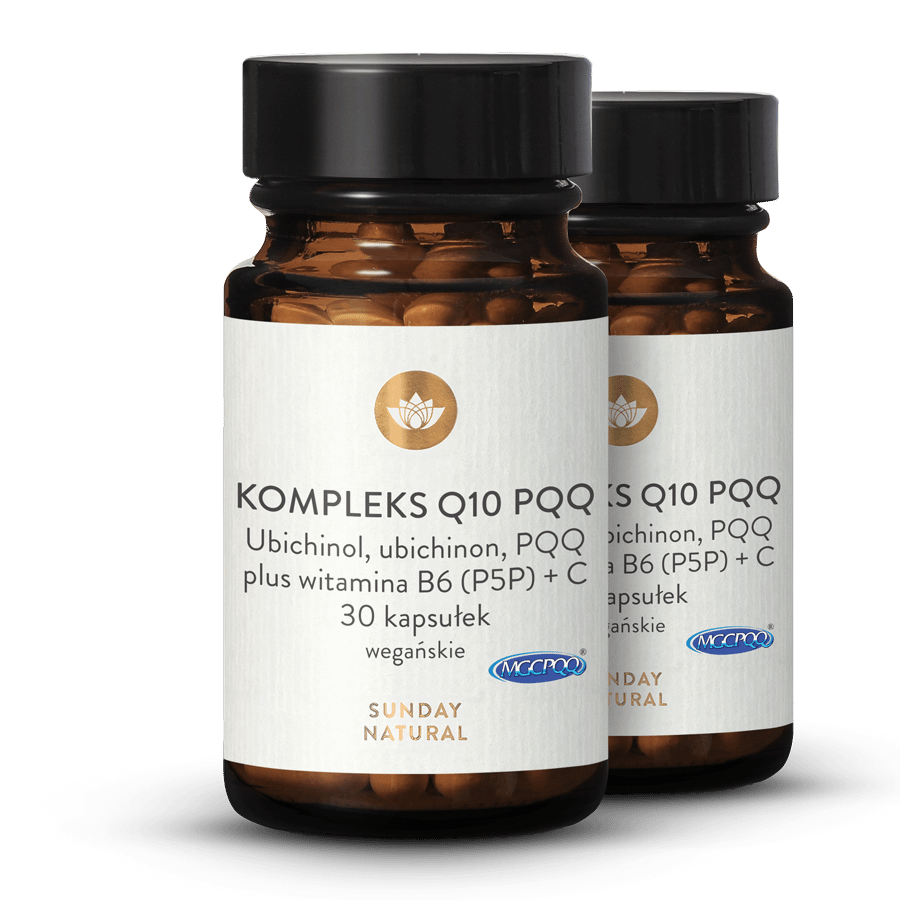 Q10 PQQ Kompleks + B6 (P5P) + Witamina C 2x30 kapsułek