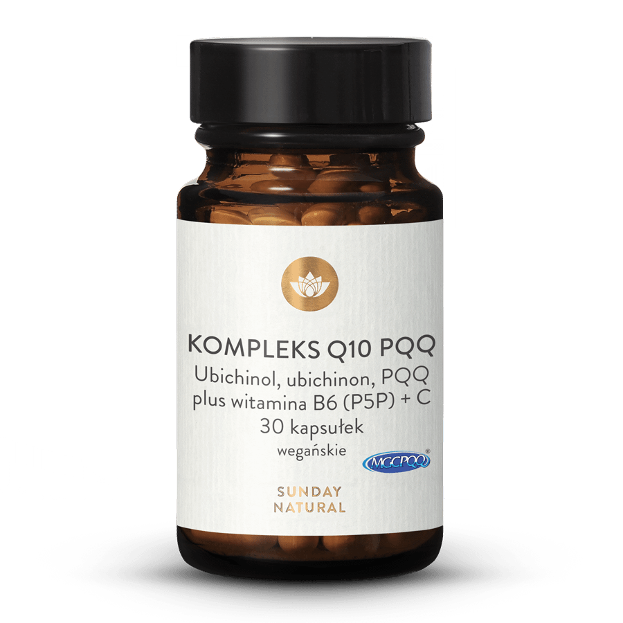 Q10 PQQ Kompleks + B6 (P5P) + Witamina C 30 kapsułek