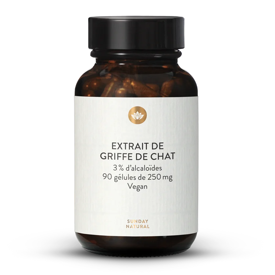 Extrait de griffe de chat (Cat's Claw) 250 mg en gélules 90 gélules