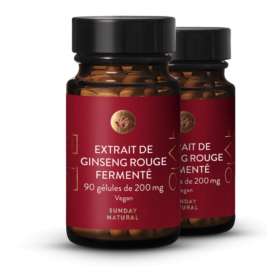 Extrait de ginseng rouge fermenté 2 x 90 gélules