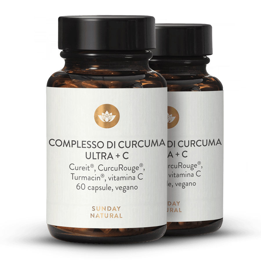 Complesso di curcuma Ultra + C 2 x 60 capsules