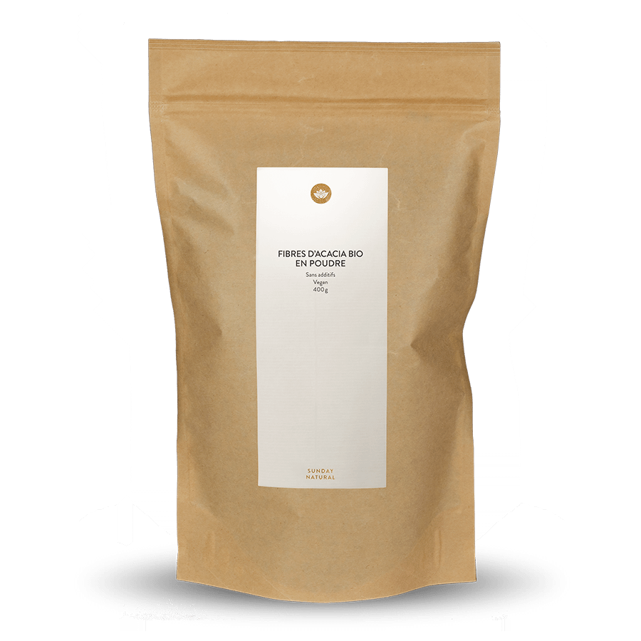 Fibre d'acacia bio en poudre 400 g