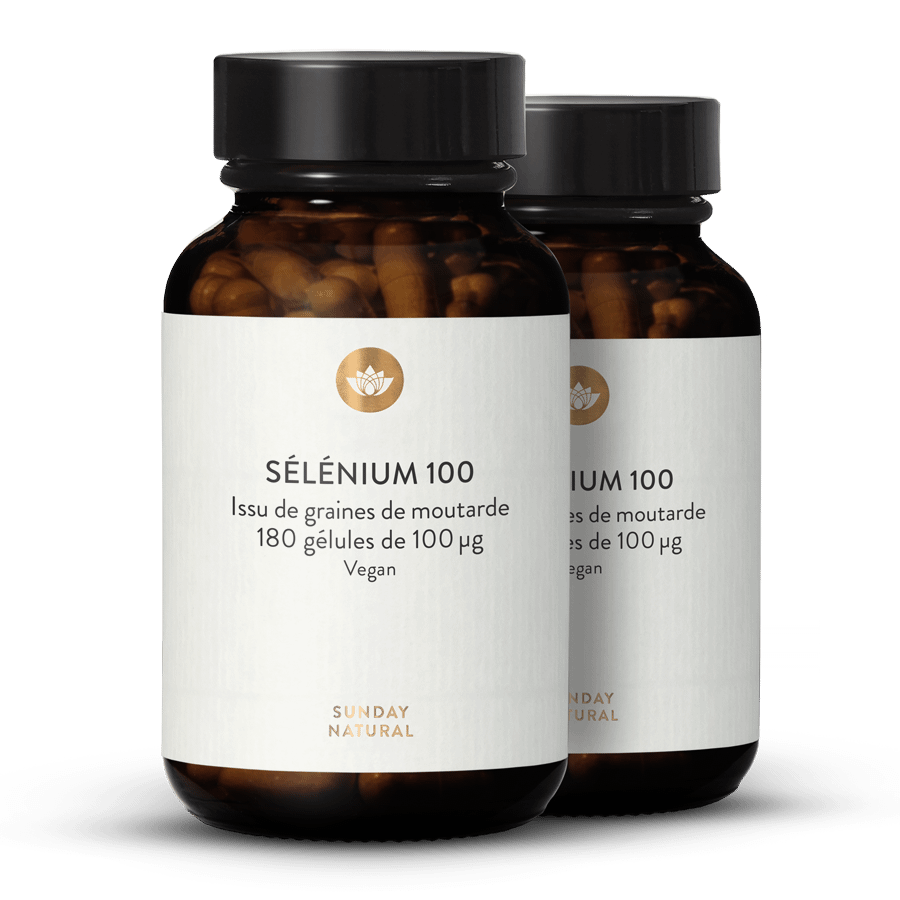 Sélénium 100 µg en gélules 2 x 180 gélules