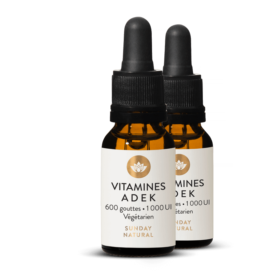 Vitamines D E K A 2x600 gouttes