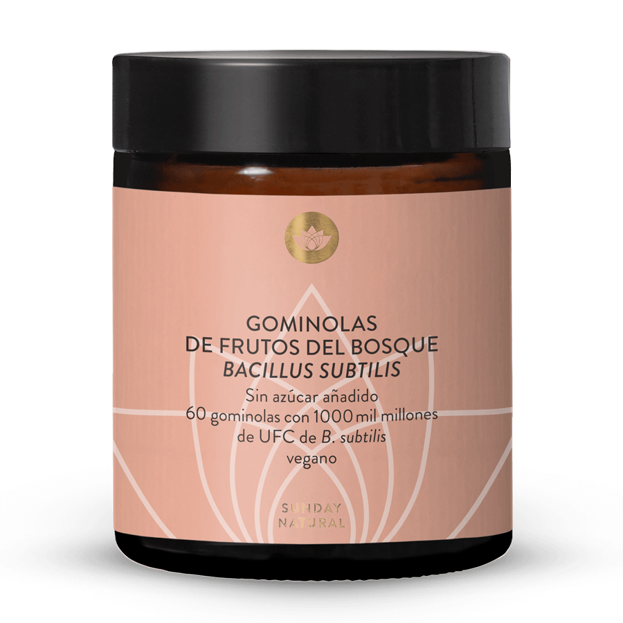 Bacillus subtilis en gominolas de fruta 60 gominolas