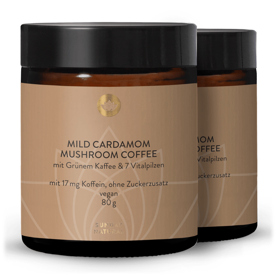 Mild Cardamom Mushroom Coffee 2x80g