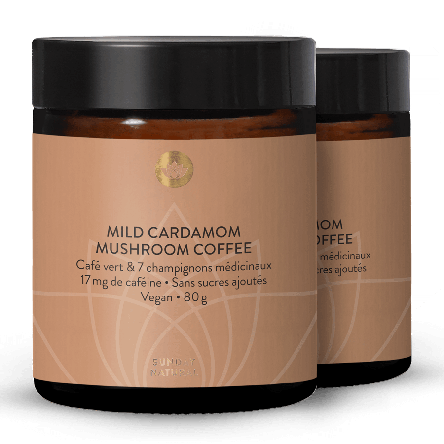 Mild Cardamom Mushroom Coffee 2 x 80 g