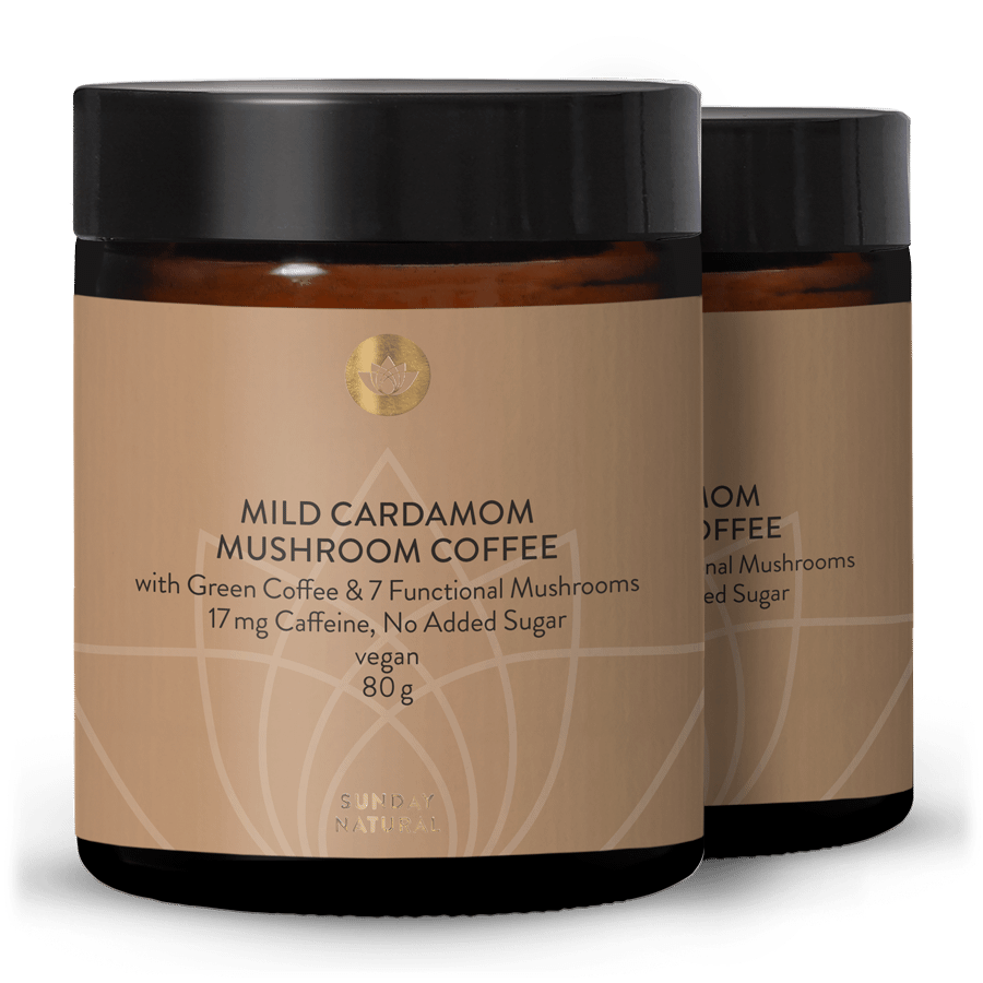 Mild Cardamom Mushroom Coffee 2x80g