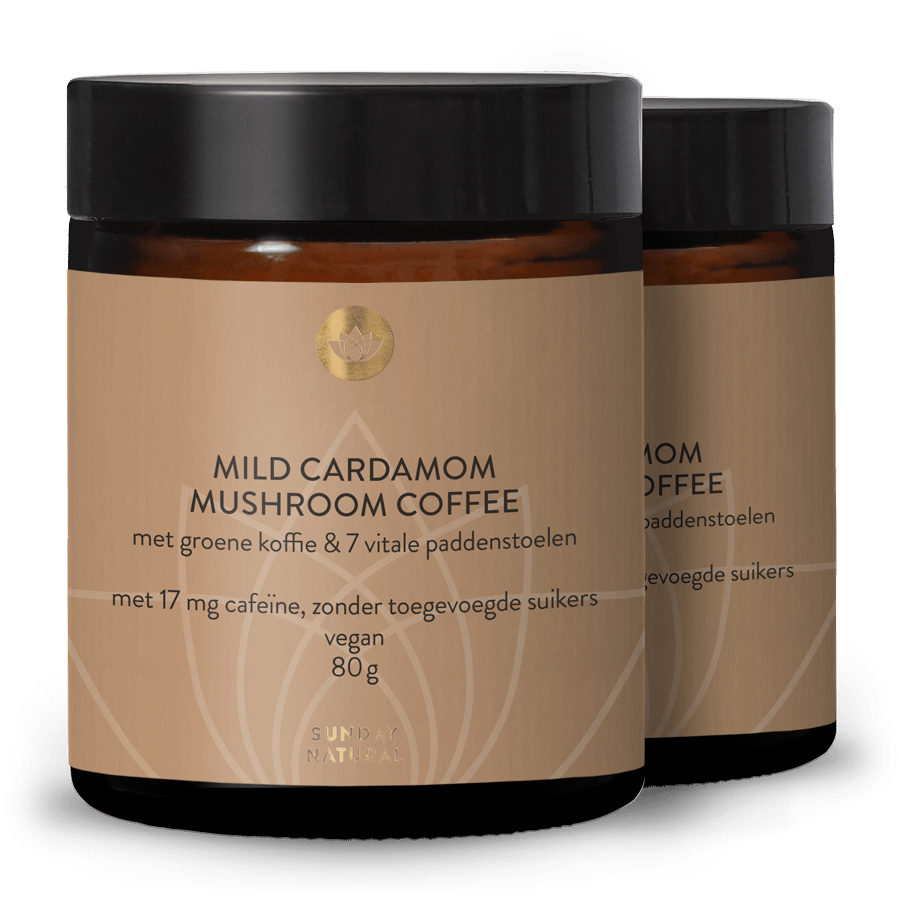 Milde Kardemom Mushroom Coffee 2x80g