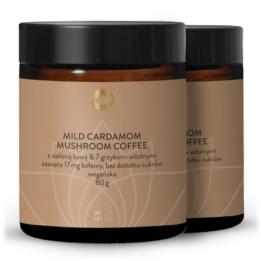 Mild Cardamom Mushroom Coffee 2x80 g
